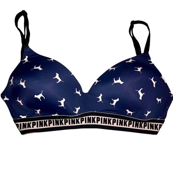 Victoria’s Secret pink dog wireless bra, size 34D - Picture 3 of 5